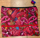 Large Pouch made from traditional Mayan textiles with extra pocket in back #10