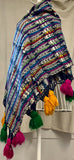 Traditional Mayan vintage shawl #5